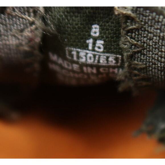 Old Navy Shoes Kids 8 Sneakers Dinosaur Slip On Canvas Toddler Green Orange Dino - Picture 12 of 12